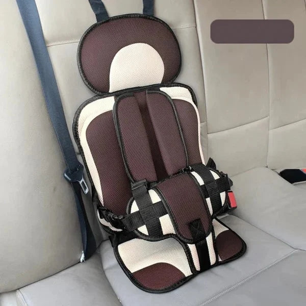 Draagbaar Kinderbeveiligingszitje voor Auto — Opvouwbaar, 5-Punts Veiligheidsgordel voor 0–12 Jaar