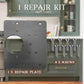Scharnier Reparatieset – Universele Kastdeur Reparatieplaat RVS