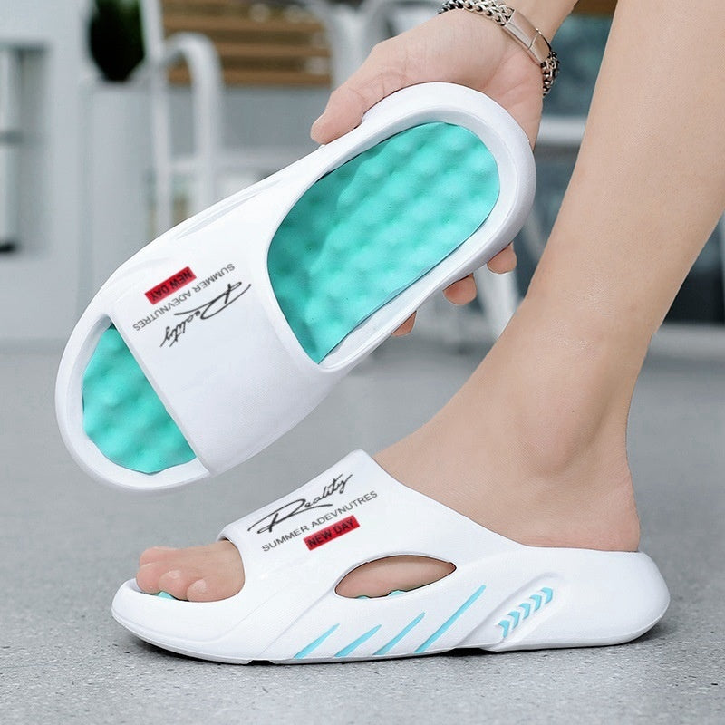 ☁️🦶 Pantoffels van traagschuim | Voetboogondersteuning, antislip, geschikt voor nat en droog gebruik, gemakkelijk aan en uit te trekken, stijlvol en veelzijdig