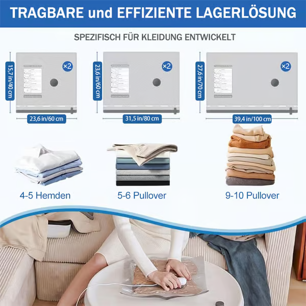 🎁2026 Nieuw binnen 50% KORTING🔥6-delig USB elektrische vacuümpakket – Besparing van ruimte, reizen met weinig bagage!