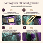 Elegante shopper van PU-leer met slangenprint