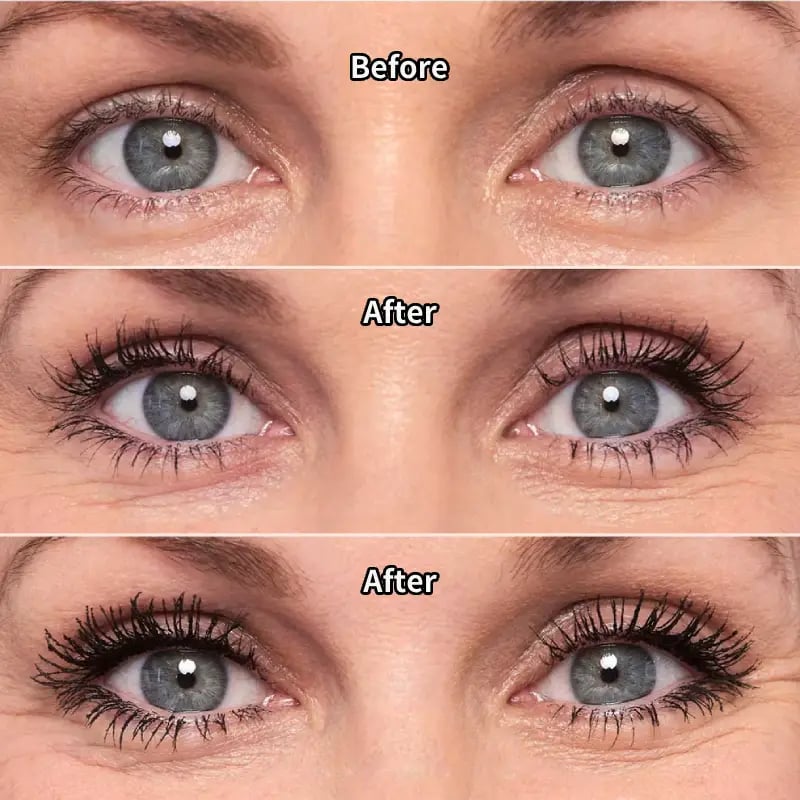 🔥 1 + 1 gratis | Populaire mascara voor krullende en volle wimpers🛒 |Waterbestendig 🚿