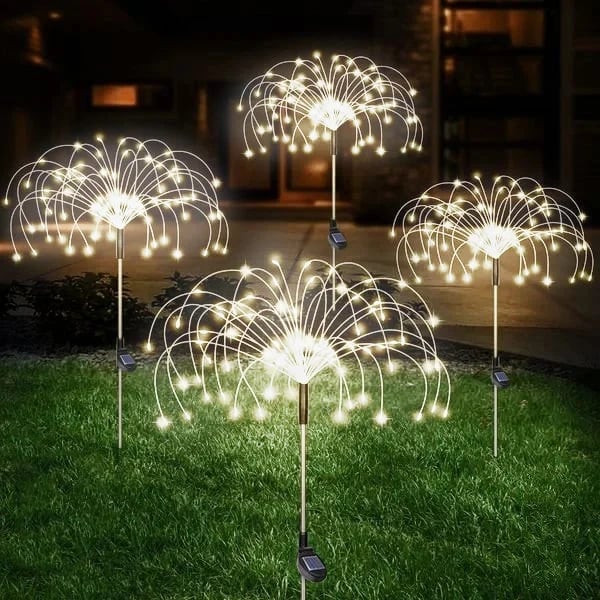 Waterdichte Vuurwerklamp op Zonne-Energie voor de Tuin