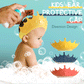 🔥50% KORTING!🛀 Oorbeschermingsmuts voor kinderen – Waterdichte douchemuts, verstelbaar en met een kroonmotief uit een tekenfilm