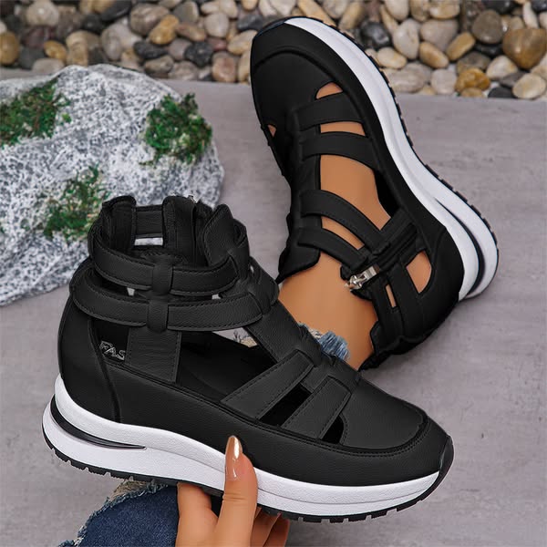 🔥Laatste dag: 50% korting – Comfortabele, lichte wedges met een zijrits