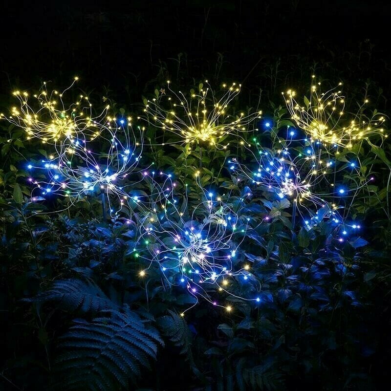 Waterdichte Vuurwerklamp op Zonne-Energie voor de Tuin