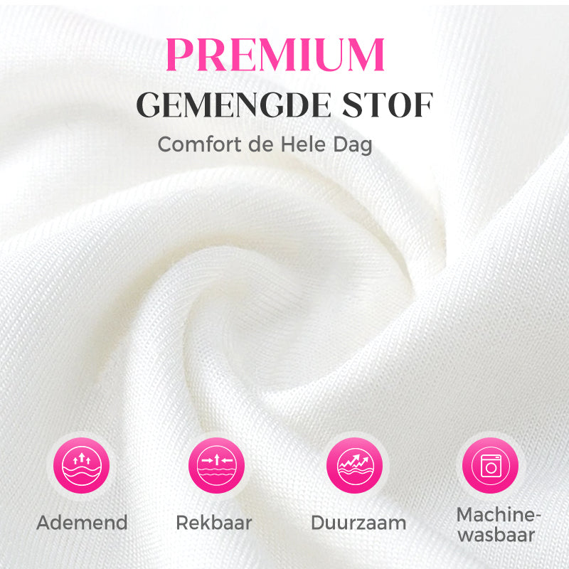 ✨ 50% KORTING 💖 Dames Casual Geplooide V-hals Korte Mouw Top
