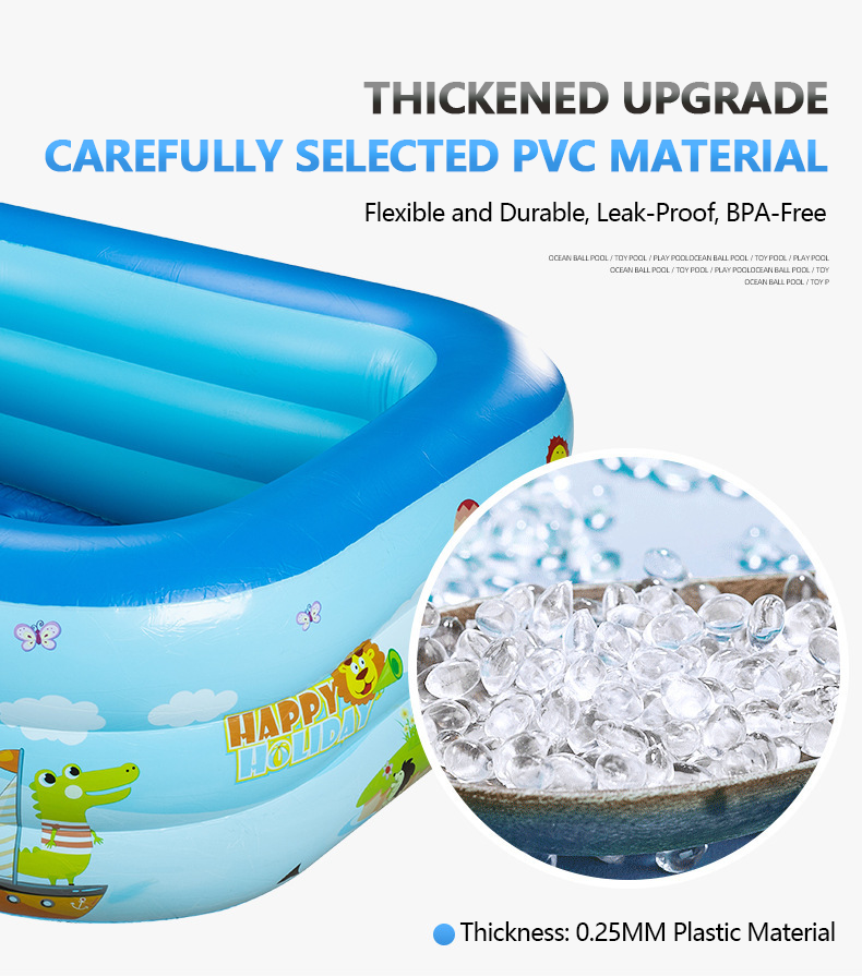 📢📢50% KORTING⏰Opblaasbaar zwembad voor kinderen – Stevig PVC & eenvoudige installatie – Perfect voor achtertuin plezier op warme dagen – veilig en kleurrijk voor kinderen🌞✨