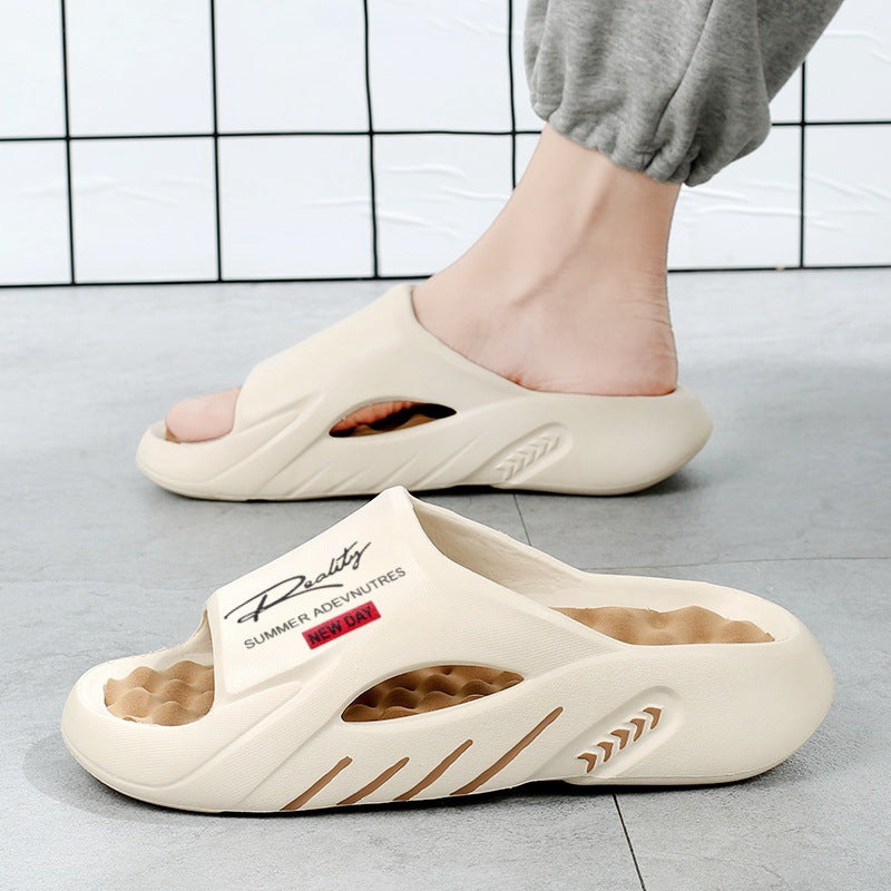 ☁️🦶 Pantoffels van traagschuim | Voetboogondersteuning, antislip, geschikt voor nat en droog gebruik, gemakkelijk aan en uit te trekken, stijlvol en veelzijdig