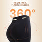 Vrouwen Hoog taille Ice Silk Ondergoed met Tummy-control Hip-lifting