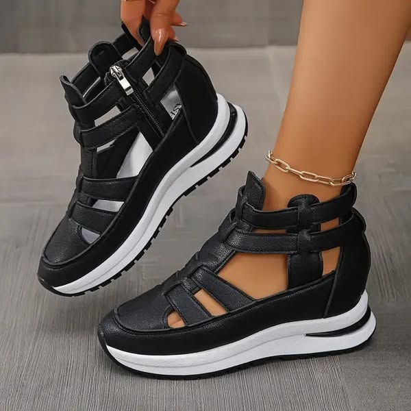 🔥Laatste dag: 50% korting – Comfortabele, lichte wedges met een zijrits