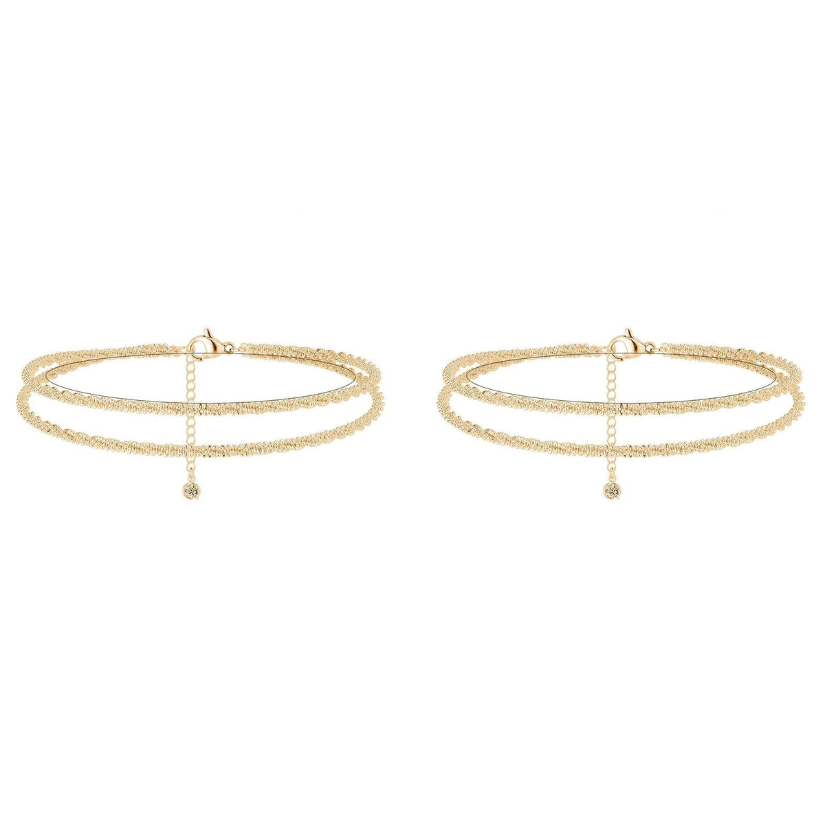 🥰Dainty Gelaagd Waterdicht Enkelbandje Voor