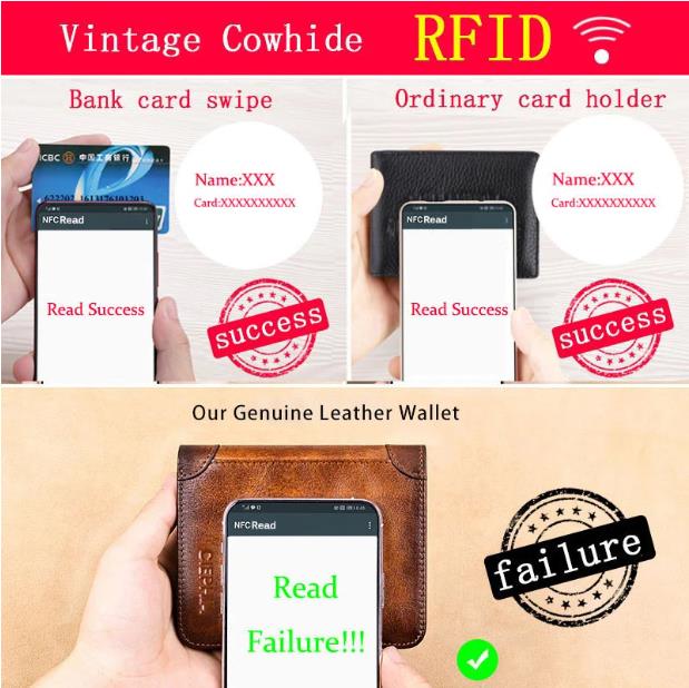 💰Multifunctionele RFID-blokkering Waterdichte Duurzame Portemonnee van Echt Leer🎁