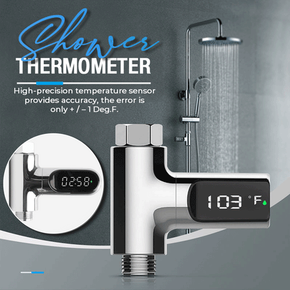 💦Nieuw Douchethermometer met Driekleurige Indicator💖