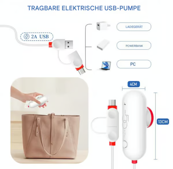 🎁2026 Nieuw binnen 50% KORTING🔥6-delig USB elektrische vacuümpakket – Besparing van ruimte, reizen met weinig bagage!