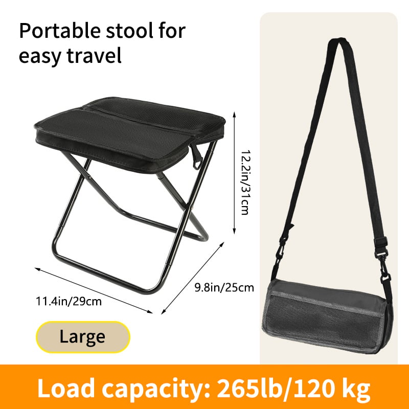 Ultralichte Opvouwbare Kruk – Draagt Tot 120 kg