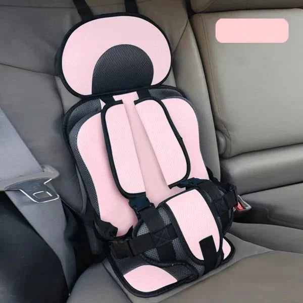 Draagbaar Kinderbeveiligingszitje voor Auto — Opvouwbaar, 5-Punts Veiligheidsgordel voor 0–12 Jaar