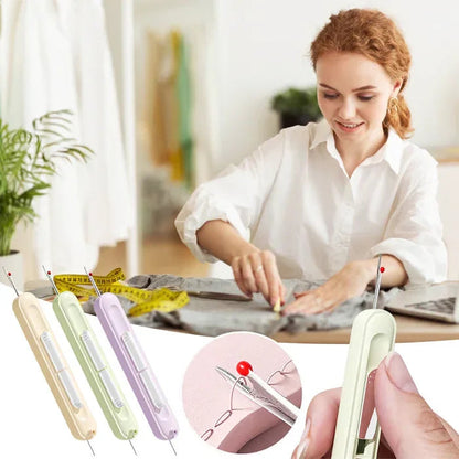 ❤️Cadeau-ideeën🤩 Automatische naaldinrijger, 2-in-1 draadinrijg- en draadverwijderingstool