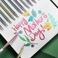 Glitter Gelpen Set - Veelkleurige Pennen Creatief Schrijfwaren Cadeau