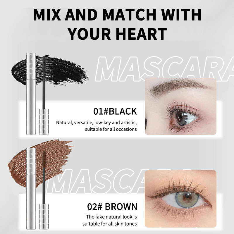 🔥 1 + 1 gratis | Populaire mascara voor krullende en volle wimpers🛒 |Waterbestendig 🚿