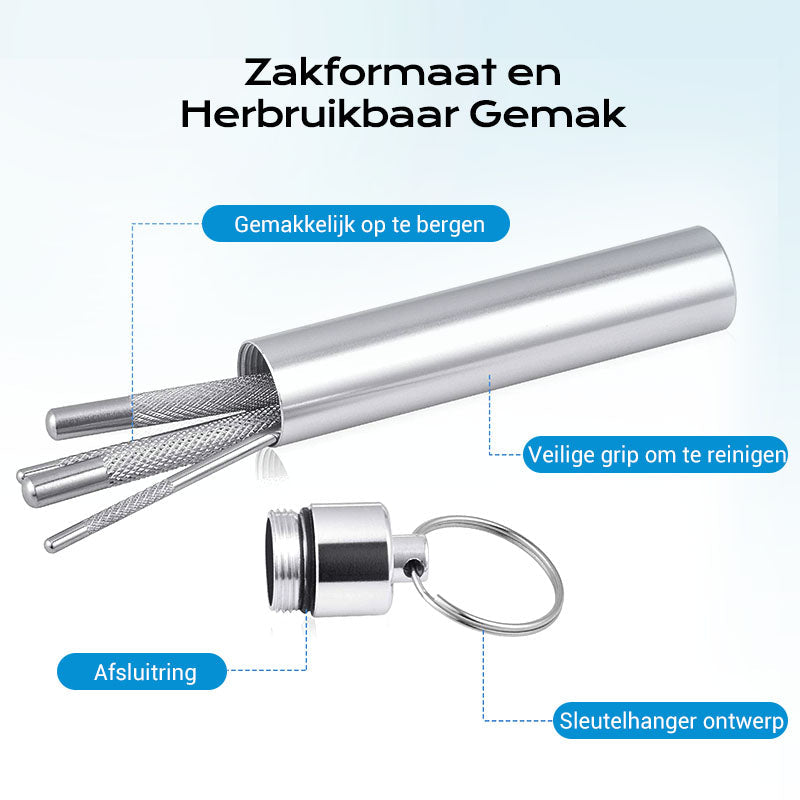 🏆Duitse precisietechniek💥0,1 mm ultrafijne punt voor nauwkeurig flossen✨