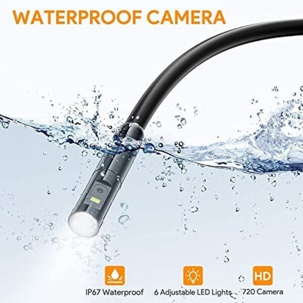 🎉50% KORTING!🔍3-in-1 Endoscoop📱Ultradunne 7 mm sonde, IP67 waterdicht, 6 LED’s & werkt op Android, Windows & USB🔧