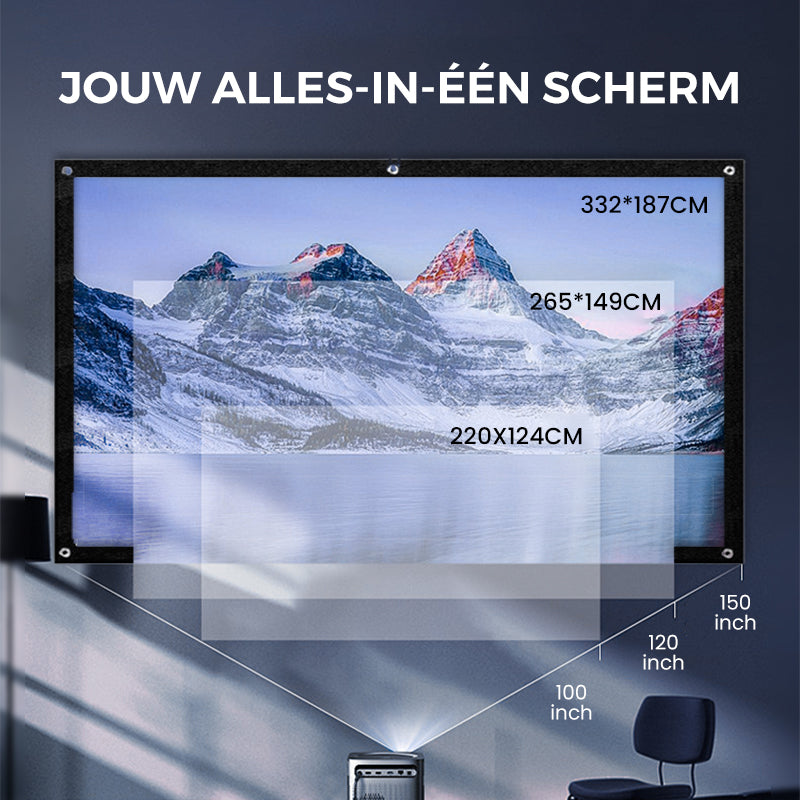 🌌50% KORTING📱Hoogdefinitie projectiescherm