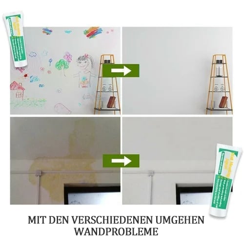 🔥Niet-giftig muurherstelmiddel – vult scheuren & gaten, gemakkelijk aan te brengen & ideaal voor snelle, schone reparaties thuis 🏠