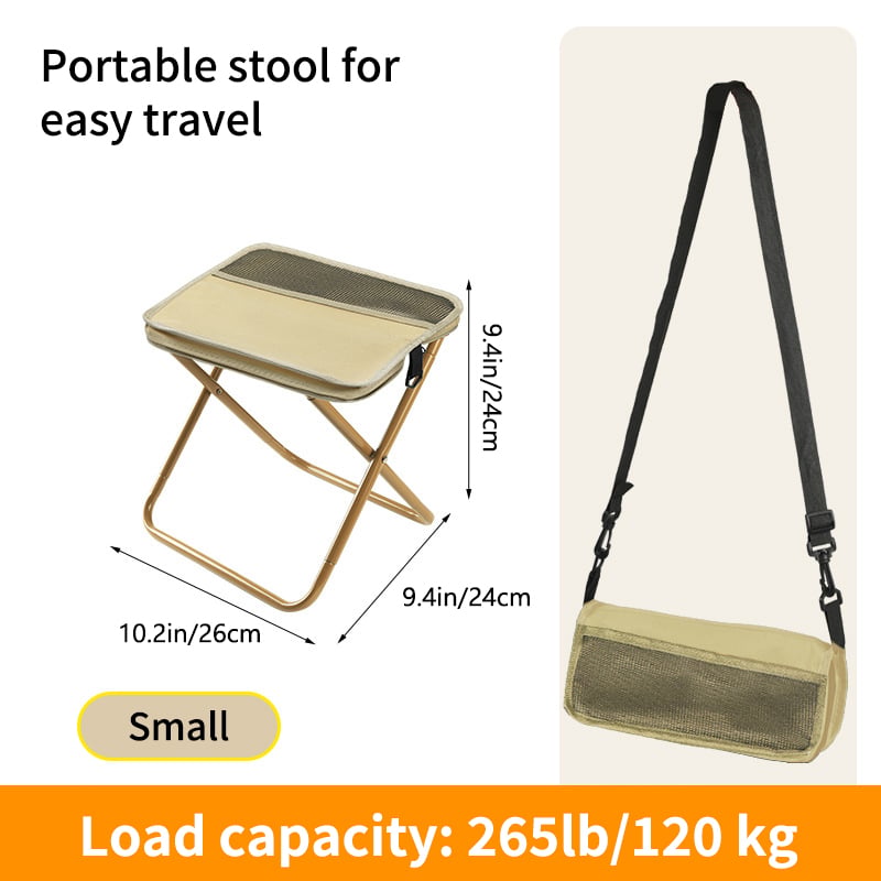 Ultralichte Opvouwbare Kruk – Draagt Tot 120 kg