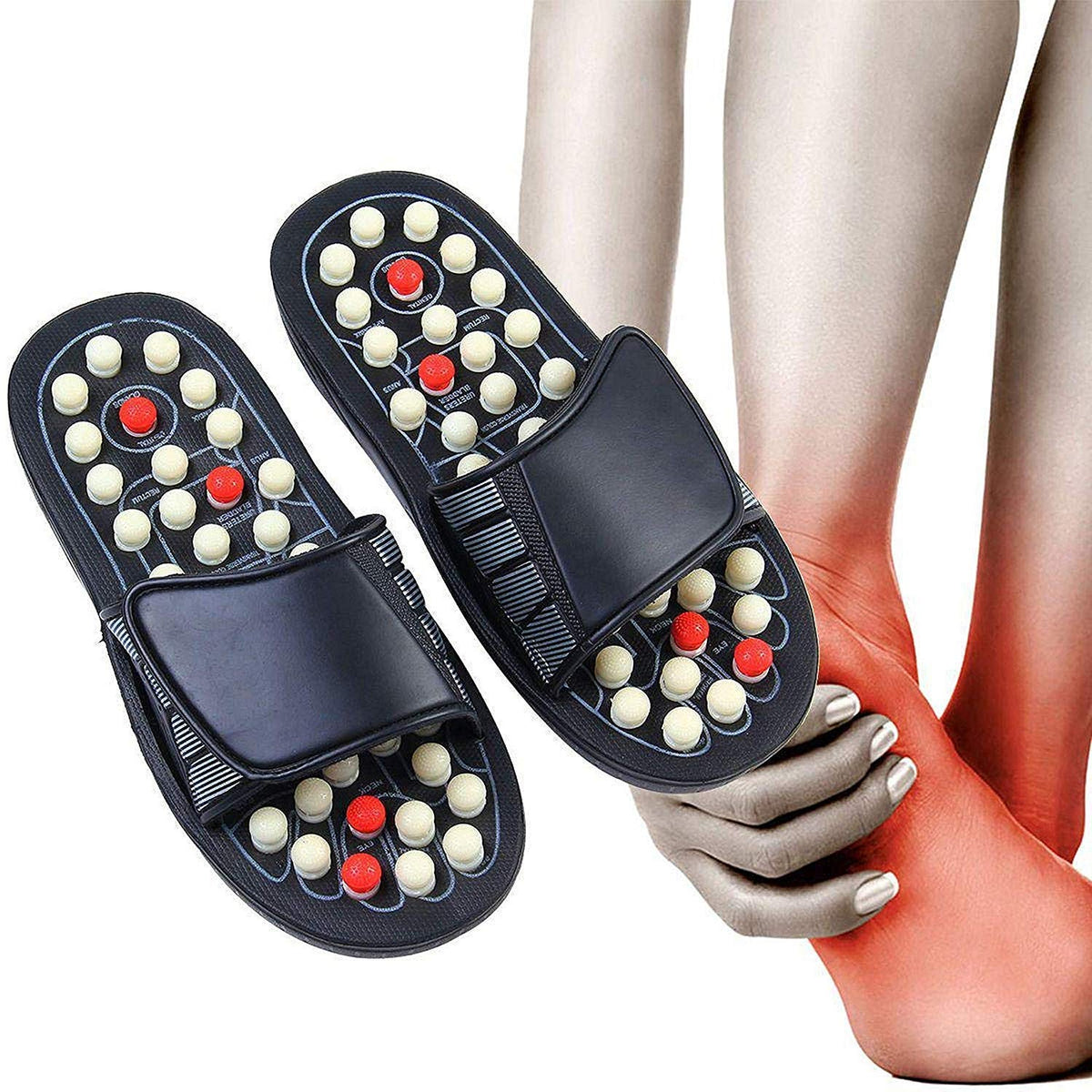 🔥Slippers met acupressuur en magneettherapie🦶
