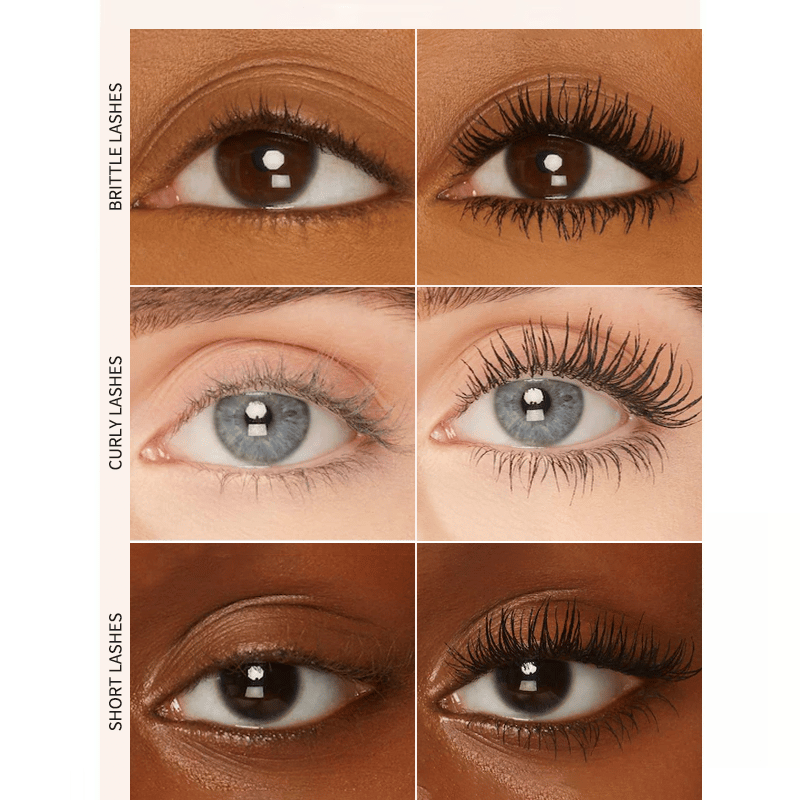 🔥 1 + 1 gratis | Populaire mascara voor krullende en volle wimpers🛒 |Waterbestendig 🚿