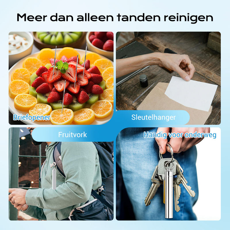 🏆Duitse precisietechniek💥0,1 mm ultrafijne punt voor nauwkeurig flossen✨