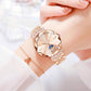 🔥Dames modieuze diamant maanster horloge