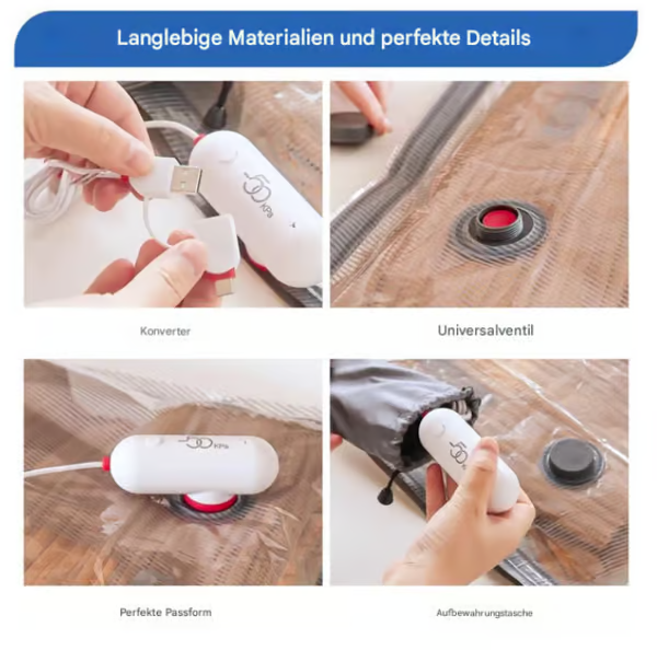 🎁2026 Nieuw binnen 50% KORTING🔥6-delig USB elektrische vacuümpakket – Besparing van ruimte, reizen met weinig bagage!