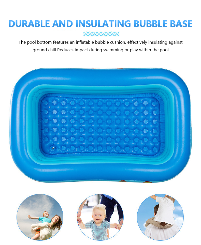 📢📢50% KORTING⏰Opblaasbaar zwembad voor kinderen – Stevig PVC & eenvoudige installatie – Perfect voor achtertuin plezier op warme dagen – veilig en kleurrijk voor kinderen🌞✨