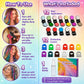 🔥 50% KORTING! 🌈 12-Kleuren Tijdelijke Haarkrijtset – Met Applicator | Snel Kleur in je Haar Zonder Permanente Verandering ✨