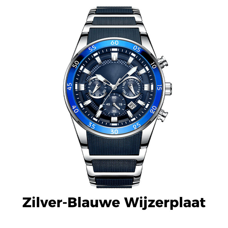 🔥 HOT SALE - 50% KORTING 🎁 Multifunctioneel Waterdicht Quartz Horloge voor Heren