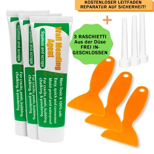 🔥Niet-giftig muurherstelmiddel – vult scheuren & gaten, gemakkelijk aan te brengen & ideaal voor snelle, schone reparaties thuis 🏠