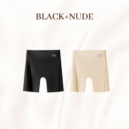 Vrouwen Hoog taille Ice Silk Ondergoed met Tummy-control Hip-lifting