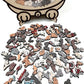 🎁Kerstuitverkoop 49% KORTING🎅135-delige Morandi-kleurige houten puzzel in de vorm van een kat