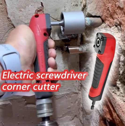 🔧 50% KORTING – Haakse Booradapter met Magnetische Draaihulp | Voor Moeilijk Bereikbare Plekken | Roestvrij Staal & Compact