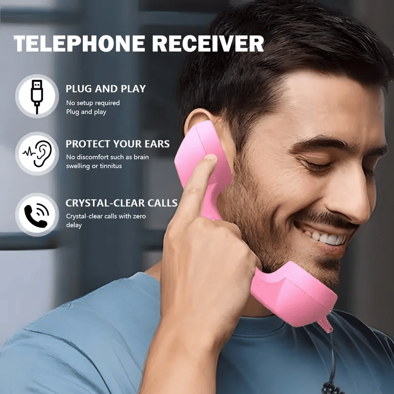 ⏳ 50% KORTING! ⏰ Retro Telefoonhoorn met Bluetooth | Klassiek Vintage Design | Voor Thuis & Kantoor