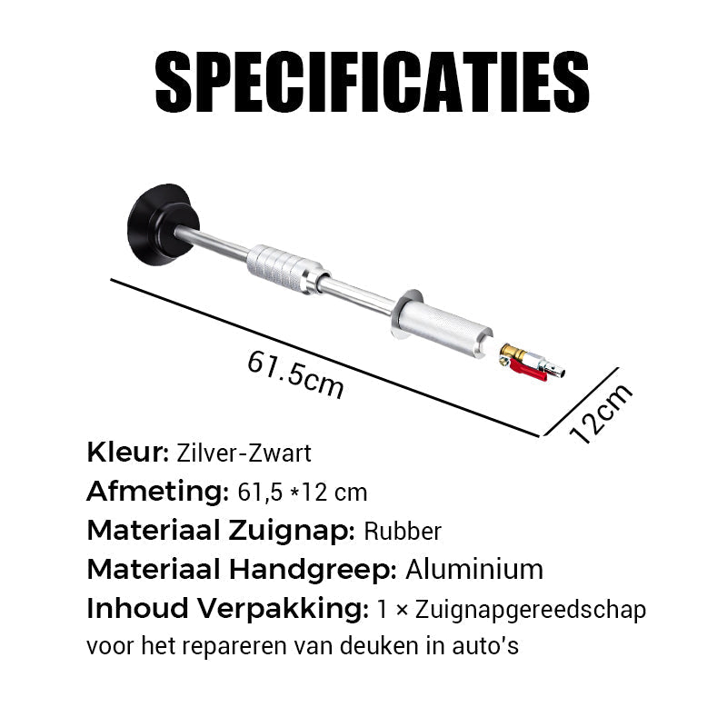🧰 Zuignapgereedschap voor het repareren van deuken in de carrosserie
