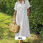 🛍️Nieuwe exclusieve zomerkleding👗Gestreepte revers-overhemdjurk met knopen | Met functionele zakken