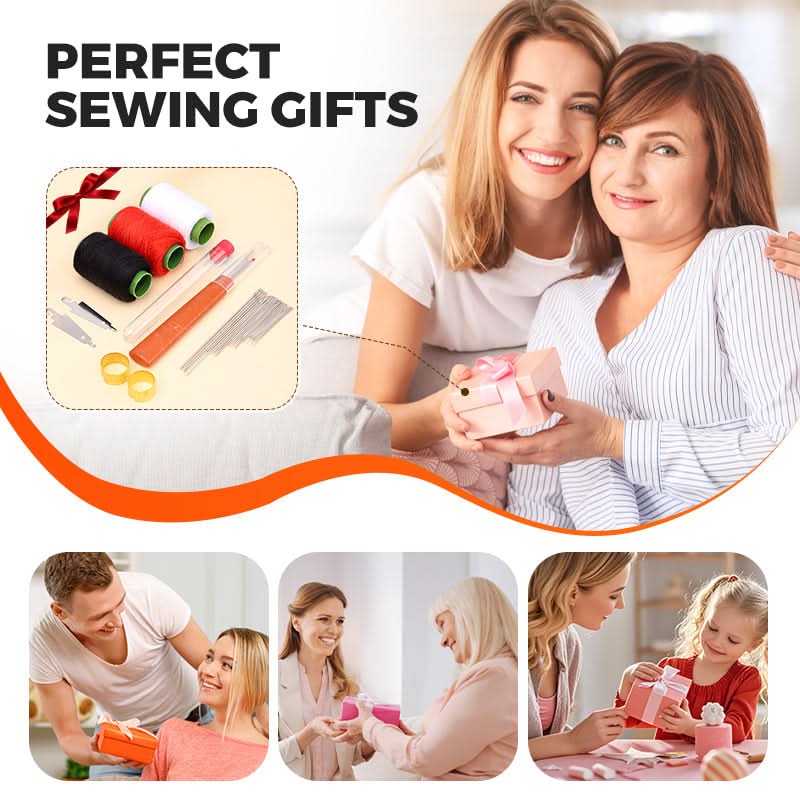 🧵 Perfect cadeau voor creatievelingen - 37-delige naaidoos - Voor het renoveren en maken van kleding