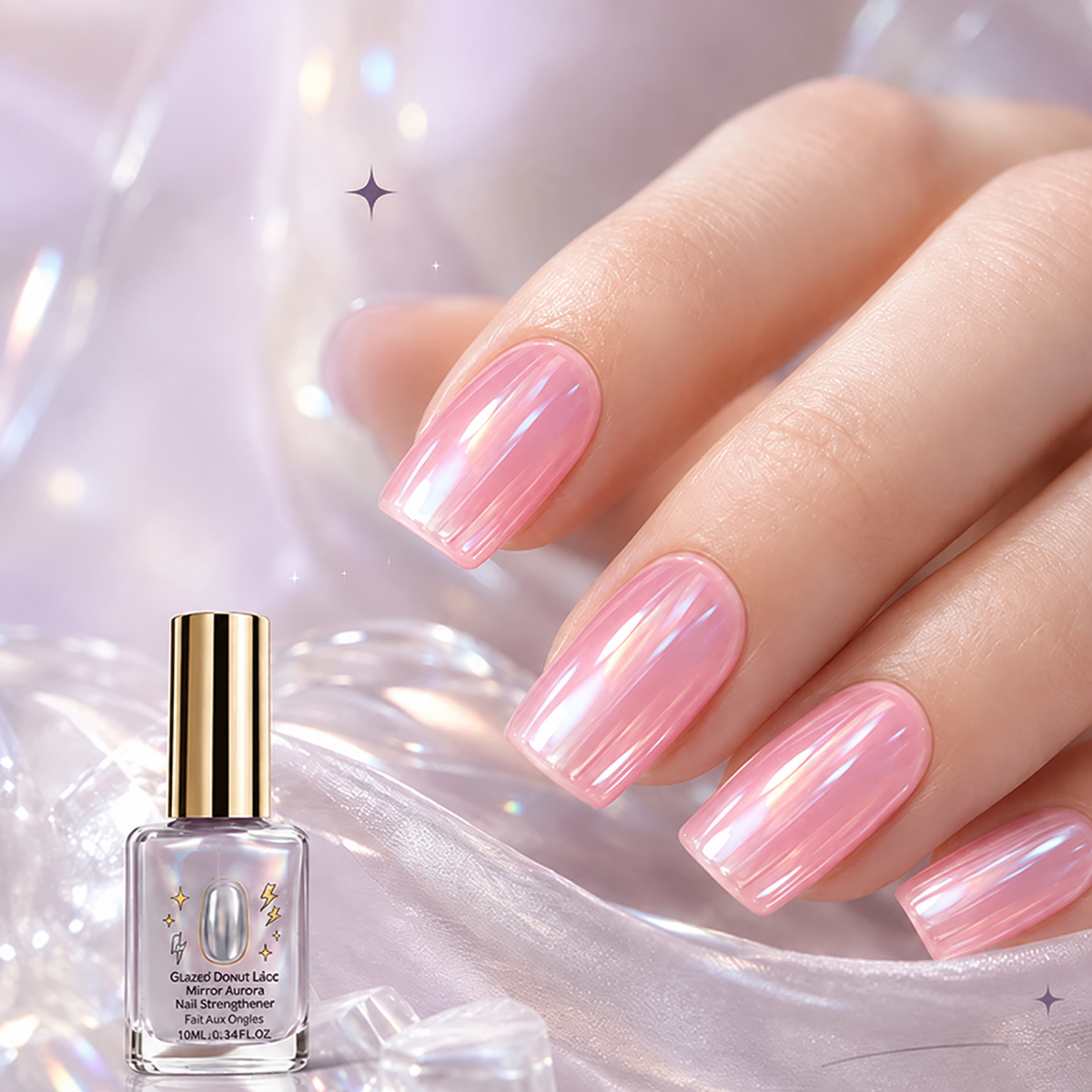 📢📢 50% KORTING!! ⏰ Sterke Nagels in Lila Glans: De Ultieme Nagelverharder! 💅✨