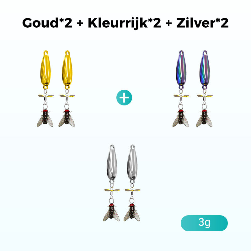 🎣🔥50% KORTING!!✨🎁Metalen propeller kunstaas voor het vangen van vis✨