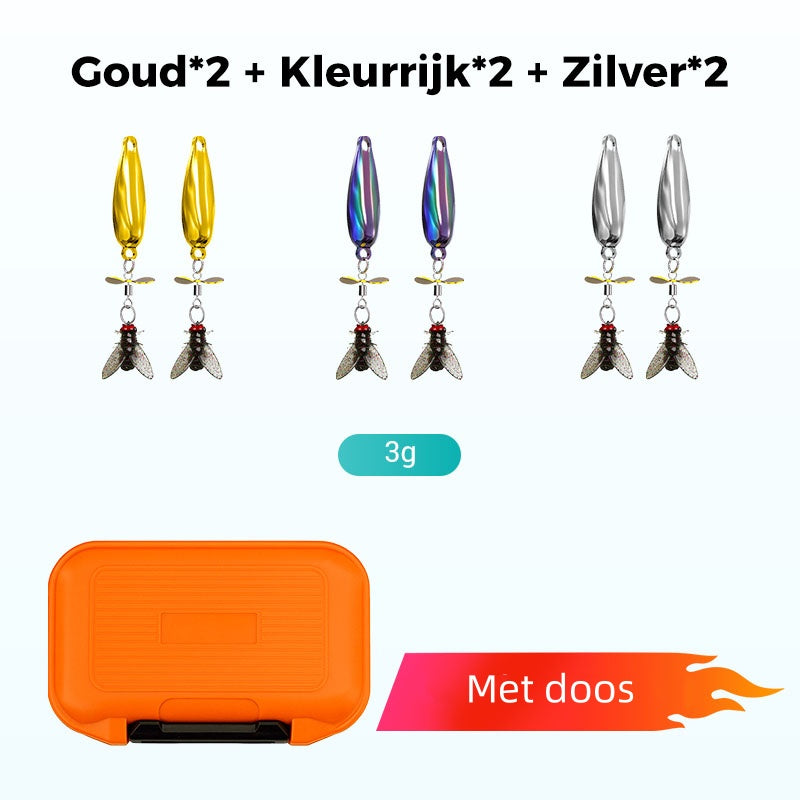 🎣🔥50% KORTING!!✨🎁Metalen propeller kunstaas voor het vangen van vis✨