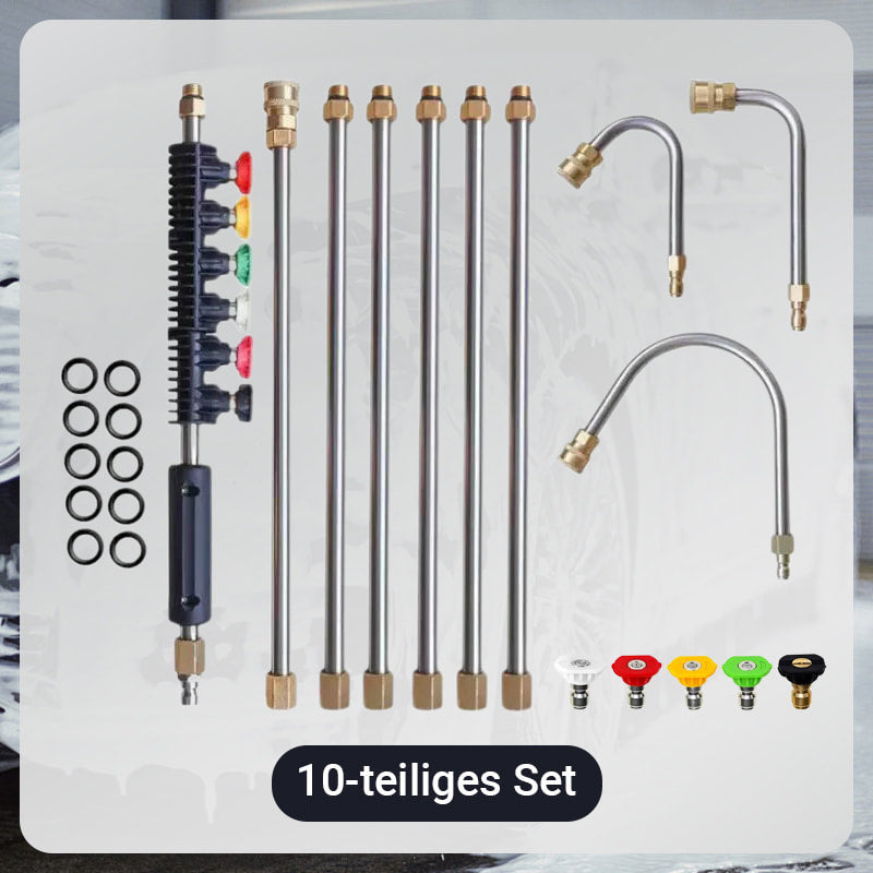 🚿4000 PSI Hogedrukreinigerlansset – Reinig Hoogte & Goots Zonder Ladder!