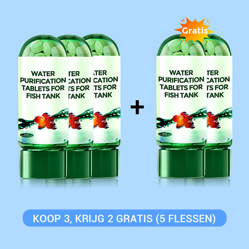 💥KOOP 2, KRIJG 1 GRATIS♻️💧Krachtige tabletten voor waterzuivering in aquariums – Helder, gezond water in enkele minuten